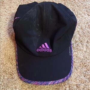 Adidas Black and Purple Cap